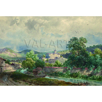 РЕПРОДУКЦИИ НА КАРТИНИ Женски манастир Калофер (1886)